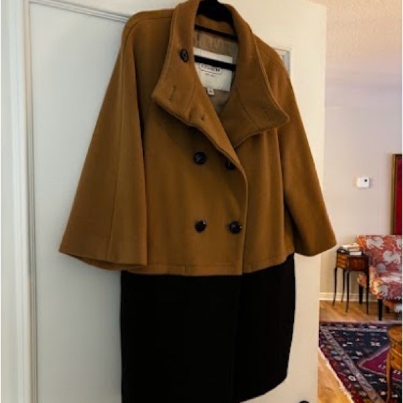 Coach 1941 Wool & Angora Colorblock Double Breasted Coat P/S #Archive #CEO - Picture 2 of 13